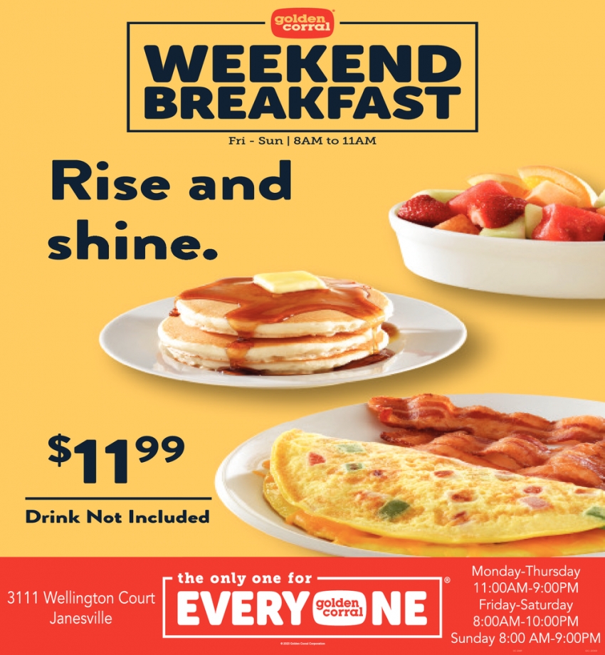 Golden Corral Breakfast Hours Weekdays: Rise & Dine!