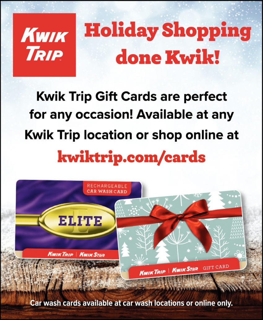Gift Cards - Kwik Trip, game gift card balance 